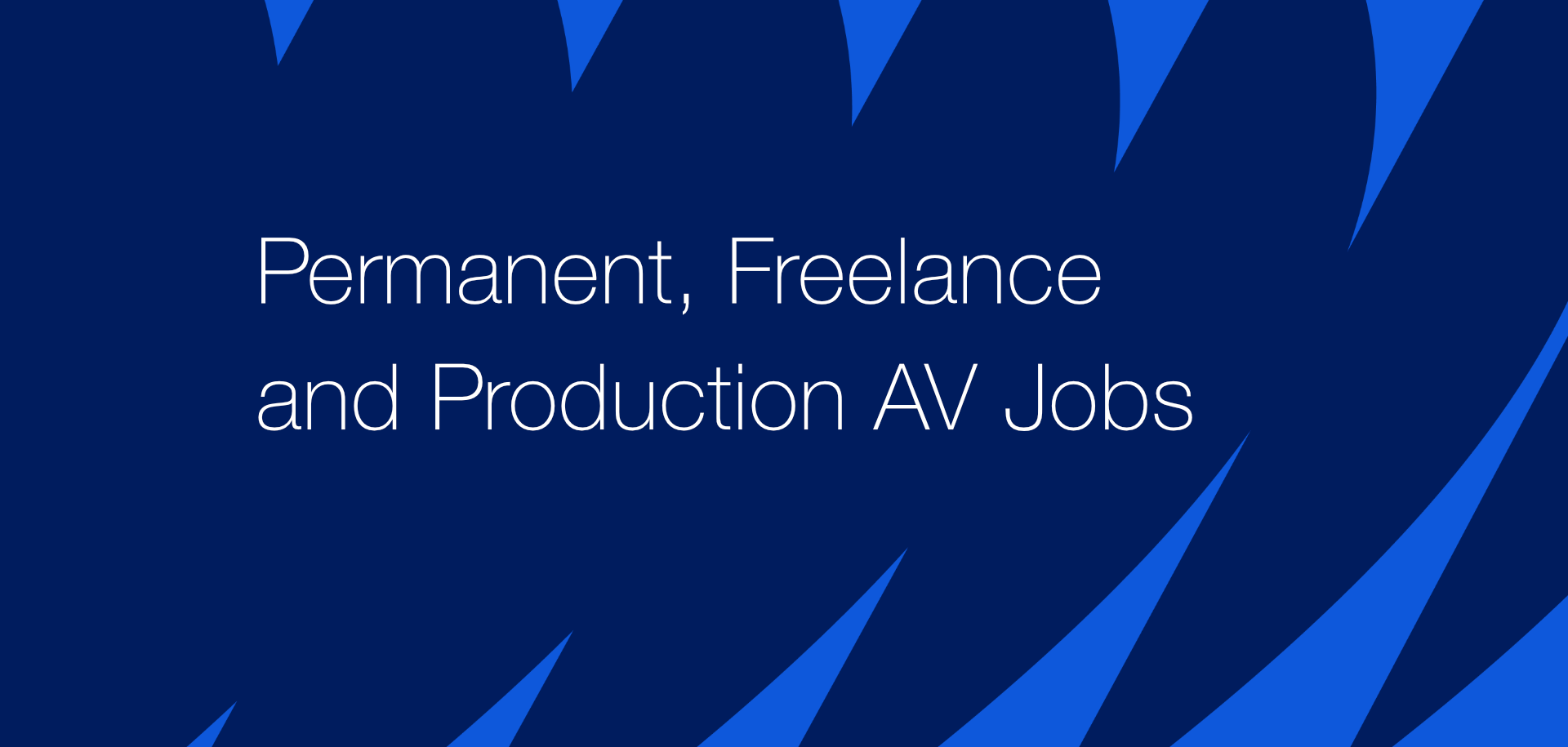 Recruitment JacobsMassey AV Specialists